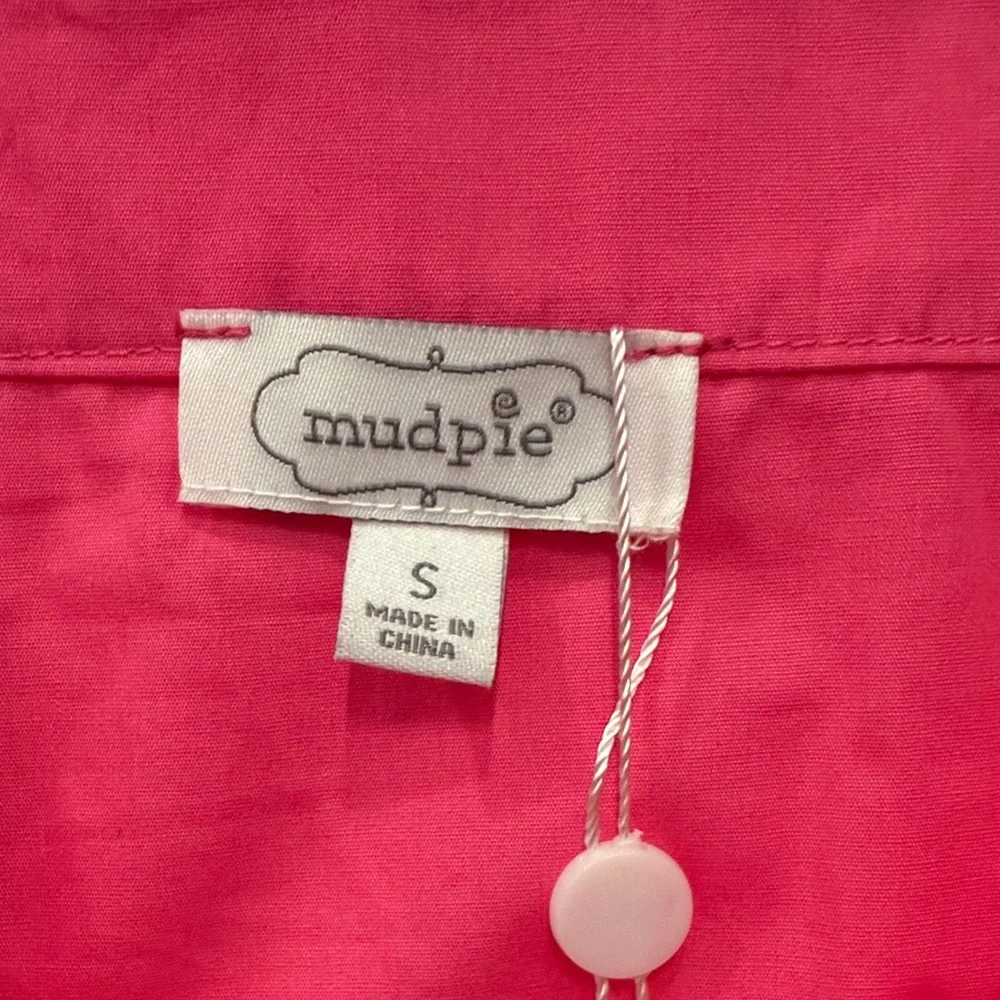 Mud Pie Pink Dress with Leopard Accents - Picture 2 of 8